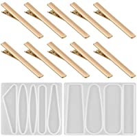 Moldes de Resina de Silicona 2 DIY Horquilla Molde Colgante Molde de Resina Epoxi Moldes de Joyería Herramientas de…